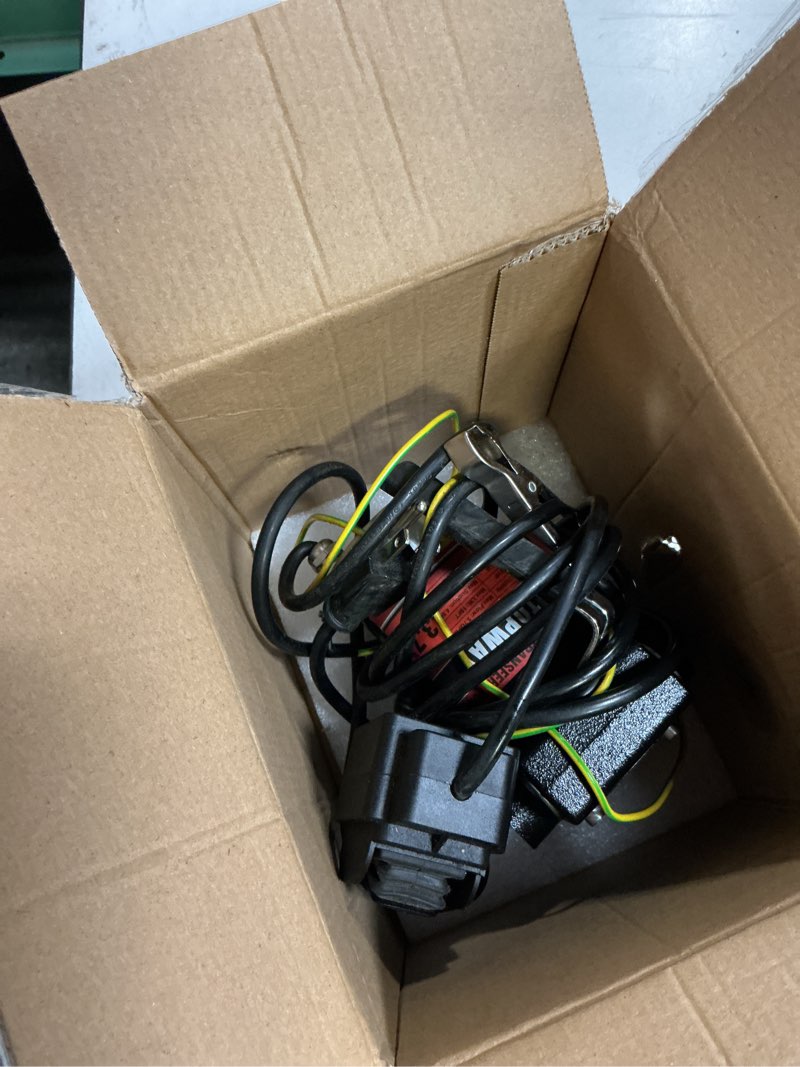 Condition photo showing Good Condition for topway 110v ac gasoline fuel pump 3.7gpm self-priming oil transfer pump with handle, reversible pumping, overheat protection, explosion-proof, for gasoline fuel diesel kerosene removal 110v 3.7gpm