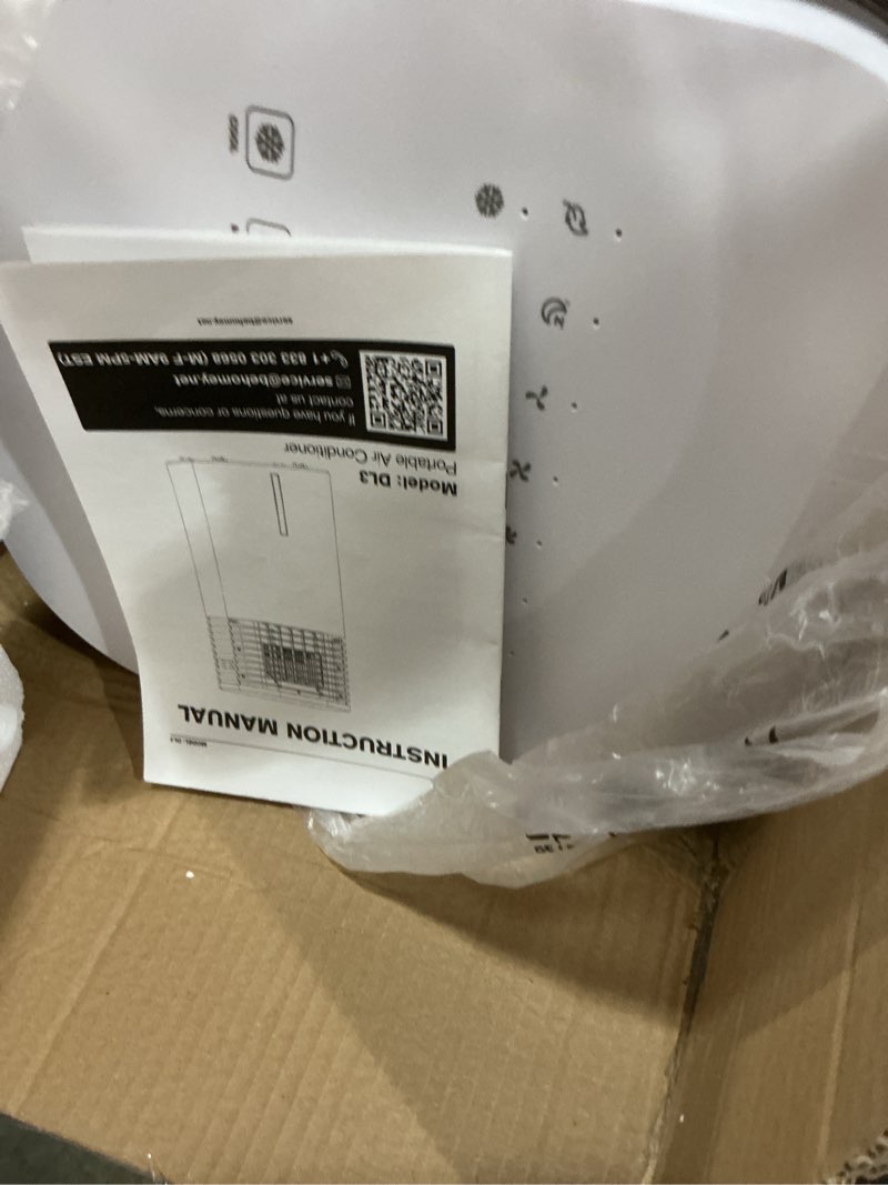 Condition photo showing Good Condition for 24" windowless portable air conditioner, 15h timer & 120°oscillation, 3-in-1 portable ac unit with remote, 2-gal tank, 3 modes & 3 speeds, ultra-quiet ventless swamp cooler for home office, pearl