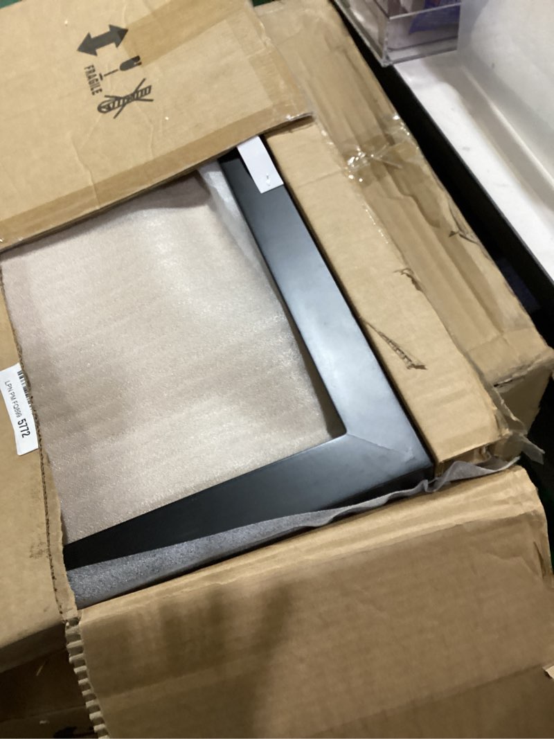 Condition photo showing Good Condition for mcs canvas float frames 16x20 frame, black woodgrain for finished canvases, vertical & horizontal wall hanging large with adhesive for canvas paintings (1-pack) 16x20 without mat black woodgrain