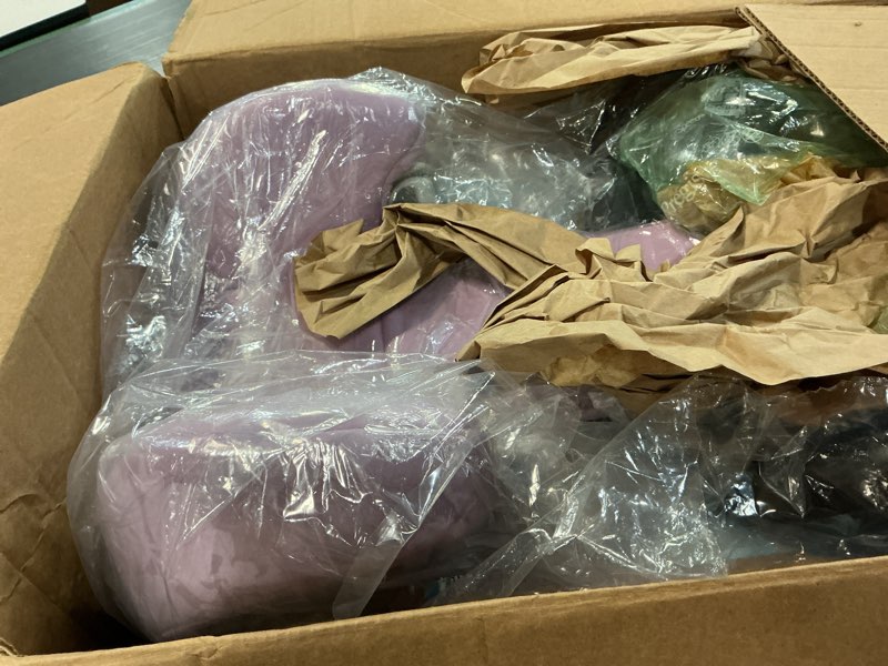 Condition photo showing As Is for Graco TurboBooster 2.0 Highback Booster Seat, Lilac Mod