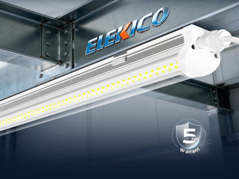 super bright 50w 7200lm 5000k v shape 4ft led shop lights for workshop 4ft, 4' linkable 4 foot led shop lights with plug in power cable on/off switch for garage basement warehouse