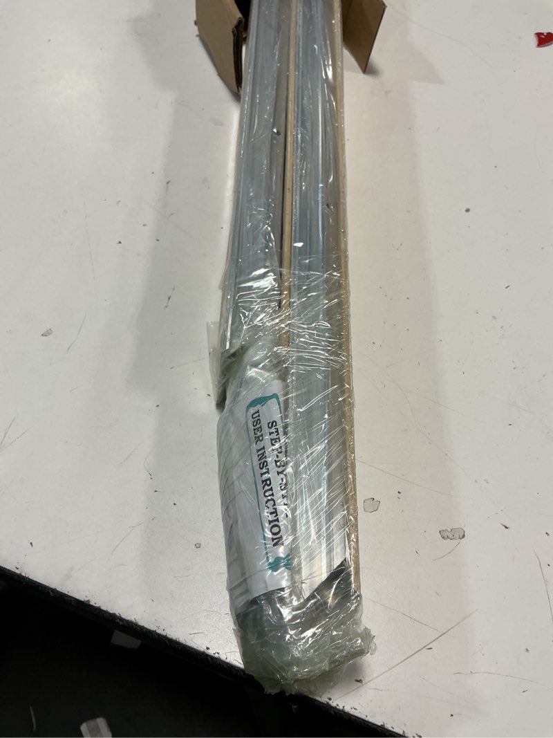 Condition photo showing Good Condition for Floater Frame for 24x30 Canvas Paintings, 1.5" Deep DIY Metal Floating Frames for Abstract Art Prints Memorial Portraits, Book Coffee Shop Library Wall Decor, No Glass & Back (Natural) 24x30" Natural wood-grain