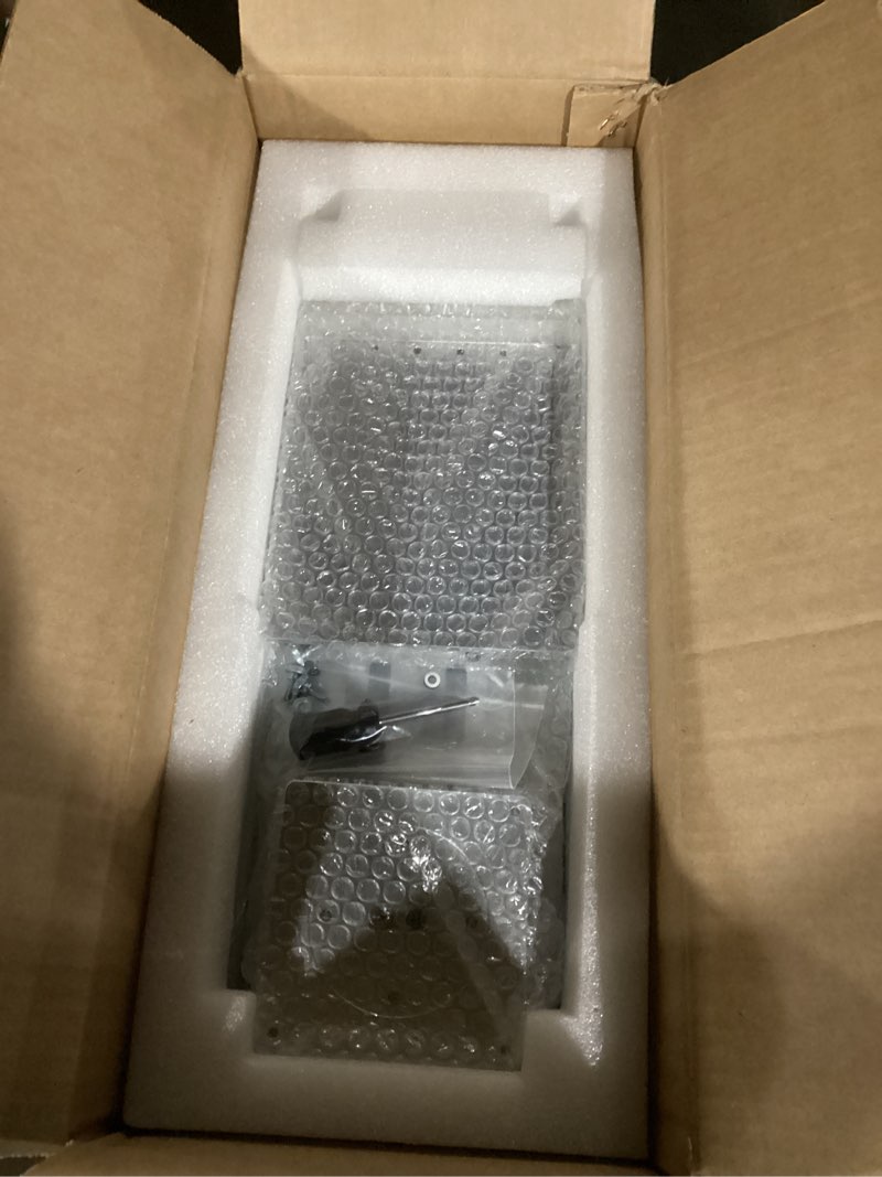 Condition photo showing Good Condition for xdr monitor stand?single desk mount for 24-27 inch screens, vesa 100x100, holds 4-6kg, heavy duty full aluminum construction with screw installation (lifiting bracket)