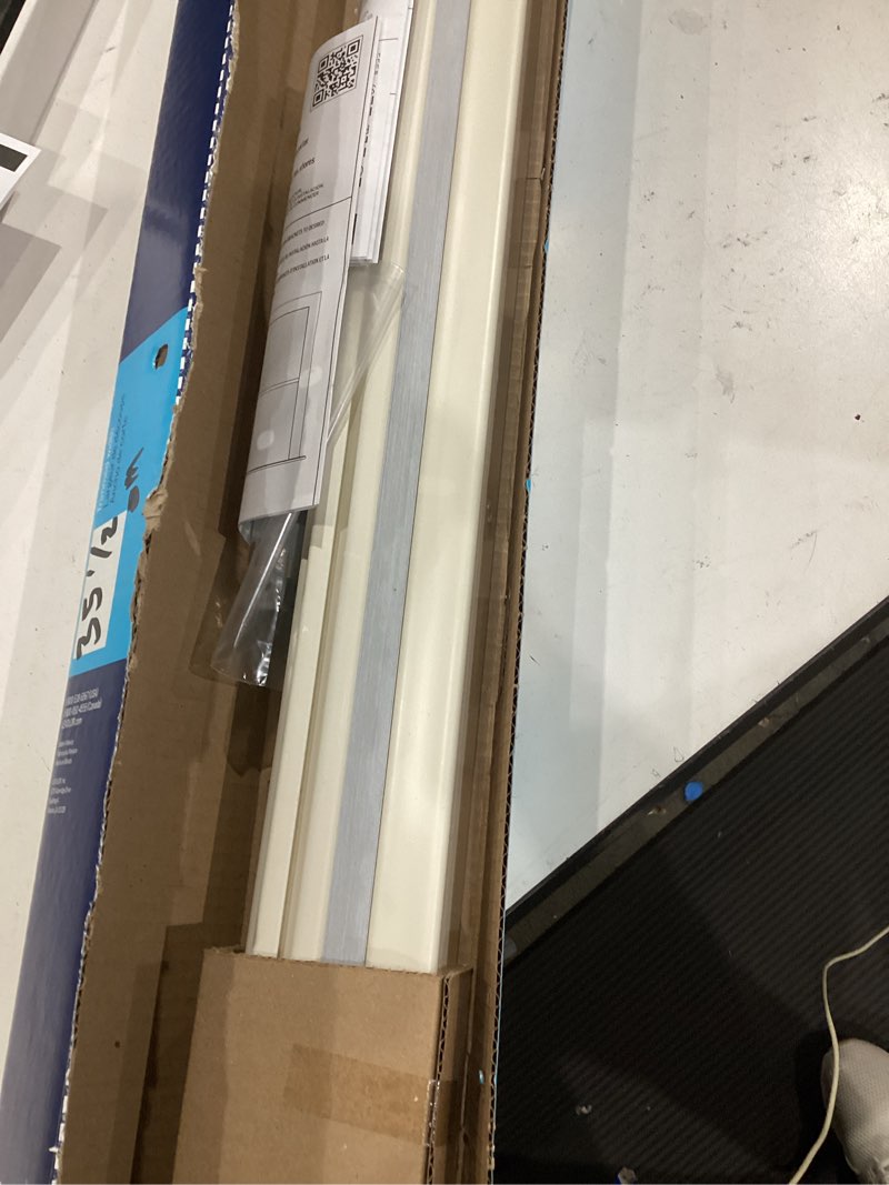 Condition photo showing Good Condition for similar ))eclipse 2\" premium vinyl blinds for light filtering & privacy, durable room darkening blinds for home or office, tested and certified child safe cordless vinyl blinds - white, 34 w x 64 l white 34\"w x 64\"hr