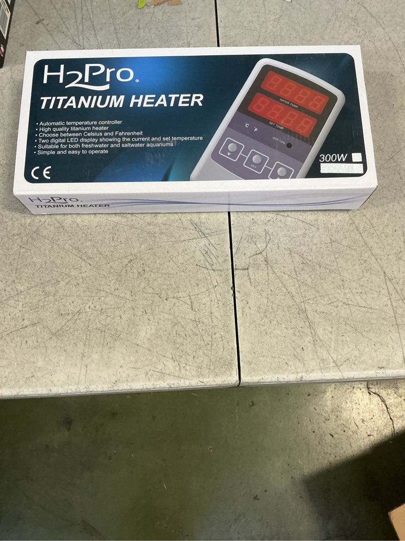 Condition photo showing New/Like New for H2Pro Titanium Heater w/LED Display Controller, TH-300 (300W) (TH-300)