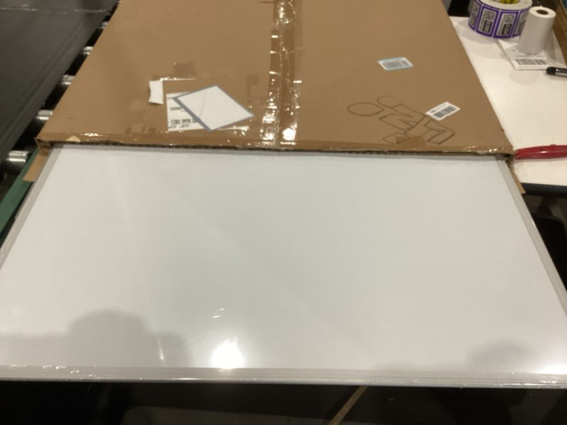 Condition photo showing Good Condition for amazon basics magnetic whiteboard/dry erase board, 36 x 48-inch, aluminum frame, silver/white silver/white 36 x 48-inch
