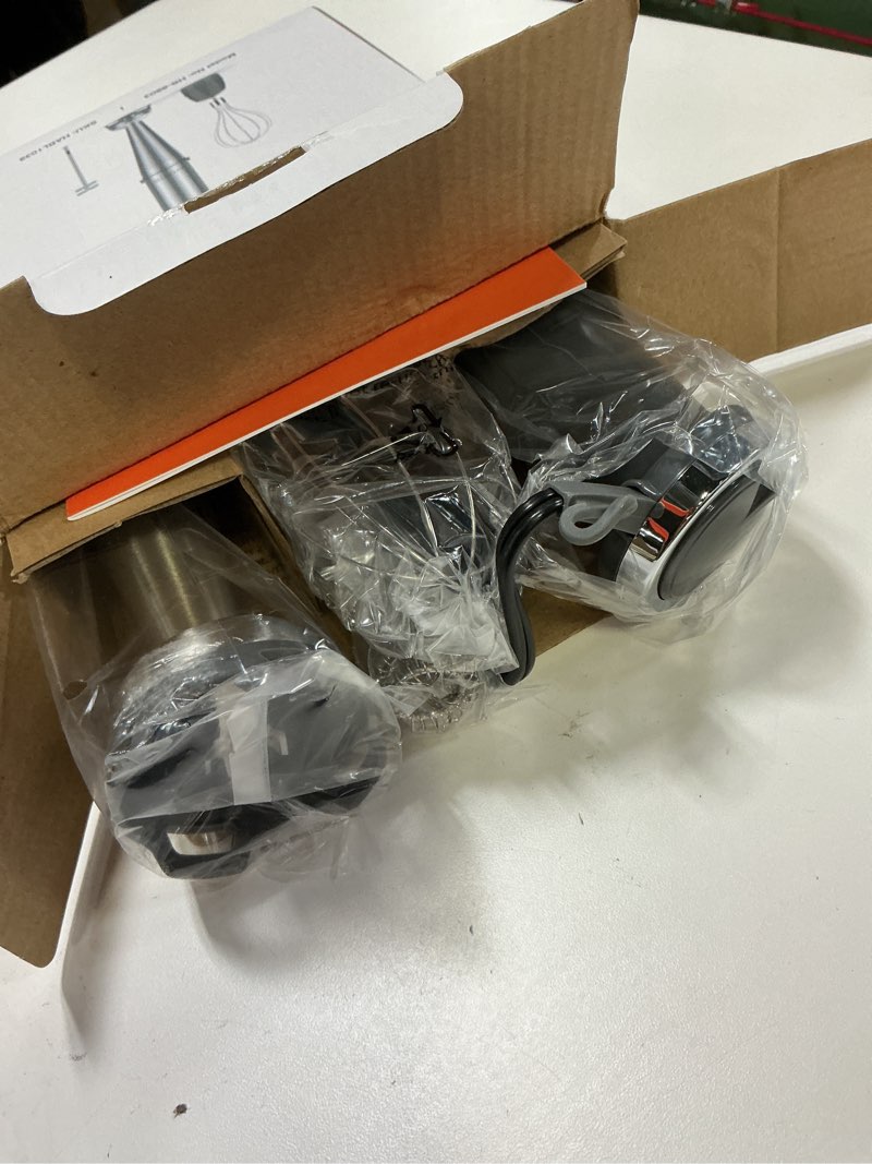 Condition photo showing Good Condition for KOIOS Immersion Blender, 1000W Anti-scratch 3-in-1 Hand Blender, Upgraded 12 Speed Stainless Steel Blade Stick Blenders with Turbo Mode, Whisk and Milk Frother, Non-BPA Silver