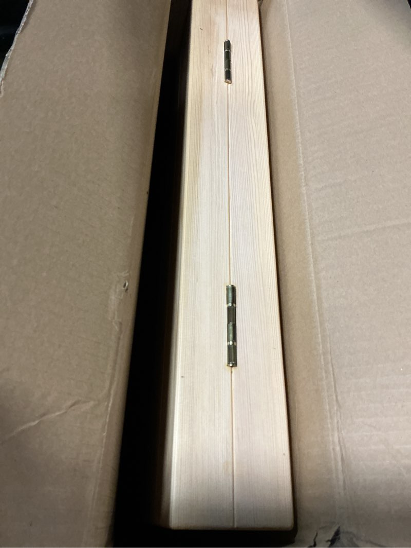 Condition photo showing Good Condition for Portable Wooden Folding Table, Picnic Table?Floor Table?Natural Pine, 43x21 Inch, Low Height Design for Picnic, Camping, Coffee Service, Bohemian Style