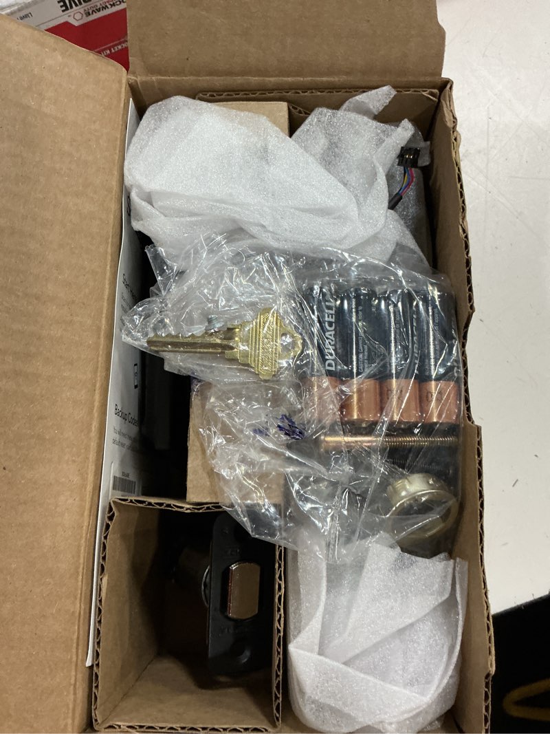 Condition photo showing Good Condition for schlage camelot aged bronze electronic connect smart deadbolt with alarm - z-wave plus enabled