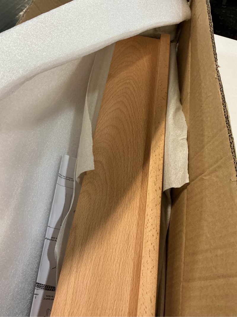 Condition photo showing Good Condition for Sikflmi Wall Hooks with Shelf 24 inch, Beech Wood Entryway Wall with 5 Hooks, Floating Shelf Coat Rack for Bathroom, Living Room, Bedroom (24inch)