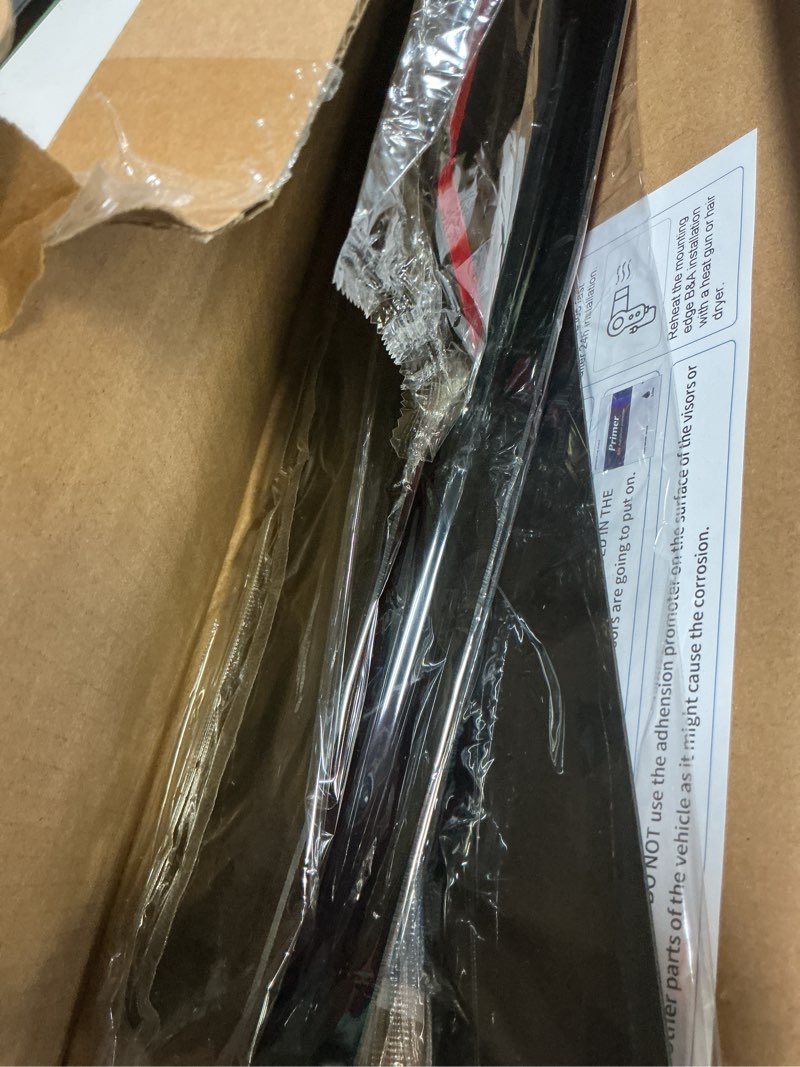 Condition photo showing Good Condition for rain guards for 2013-2016 dodge dart, out-channel window visor shields vent deflector shade wind dark smoke 2014 2015 2016 13 14 15 16, tape-on outside-mount, 4pcs for 2013-2016 | dodge dart | out-channel