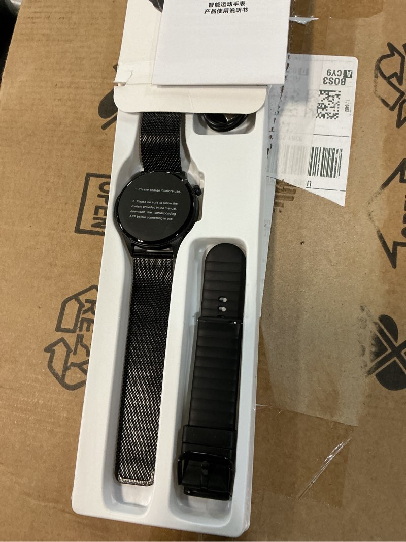 Condition photo showing New/Like New for smart watch for men women fitness: make answer call running digital mens watches waterproof smartwat