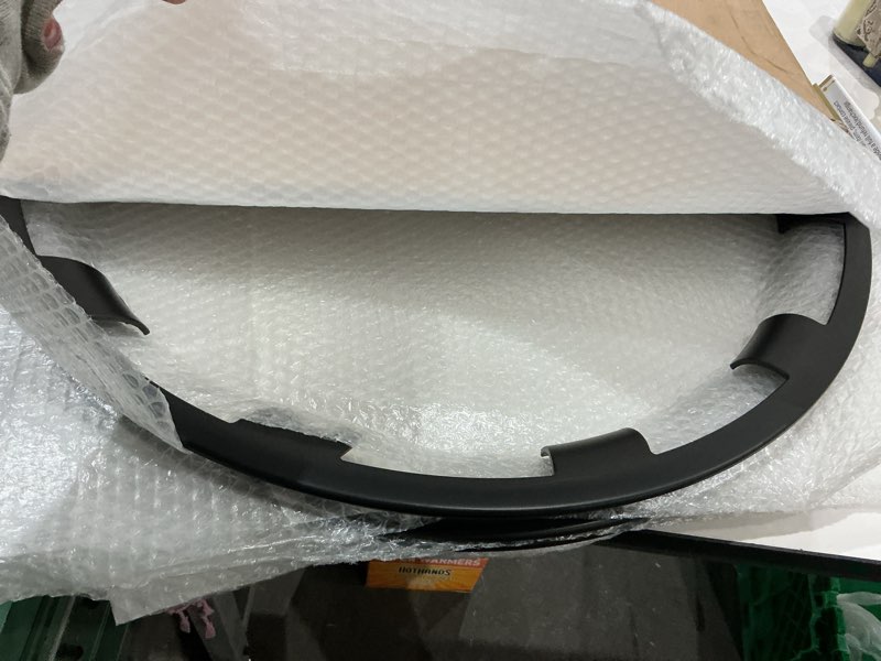 Condition photo showing Good Condition for wheel rim protector for tesla model y performance 21 inch überturbine wheels all-in-one car tire trim rings rim case hubcaps wheel cover 2020-2024 model y accessories matte black 2020-2024 model y 21in