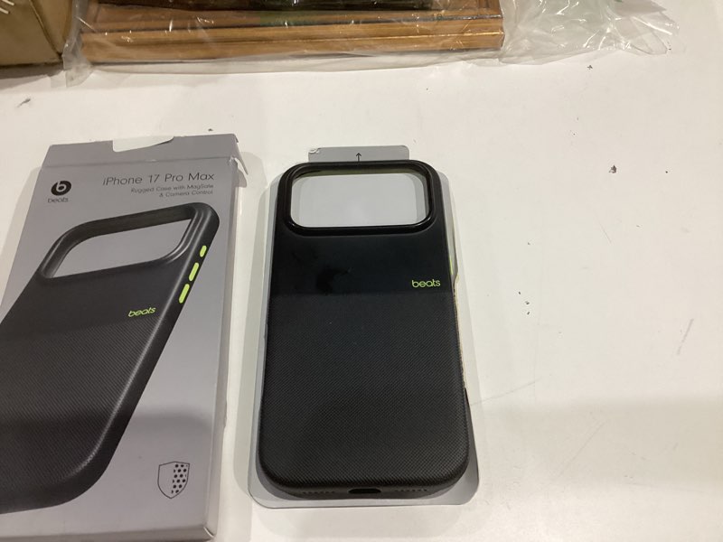 Condition photo showing Good Condition for Beats iPhone 17 Pro Max Rugged Case with MagSafe & Camera Control, Scratch & Drop Tested, Matte Texture with Microfiber Lining - Everest Black iPhone 17 Pro Max Rugged Everest Black