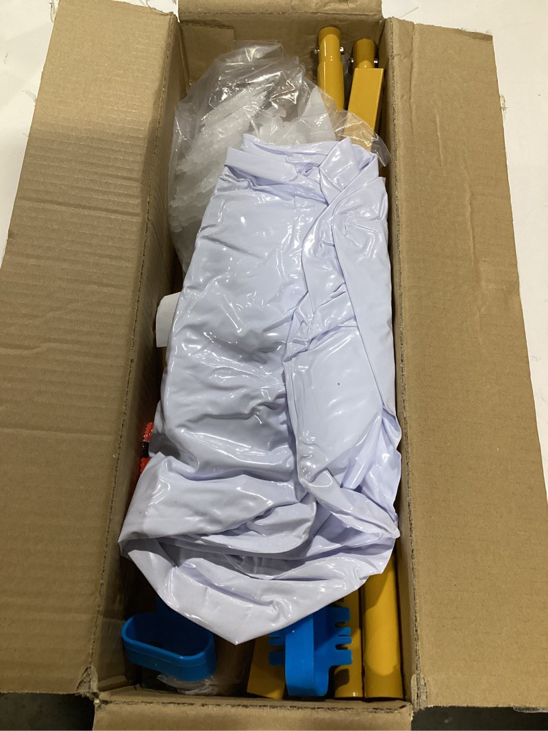 Condition photo showing Good Condition for Round backdrop stand 5ft with Round Ring for Decoration - Sturdy Gold Metal Circle Balloon Arch Frame for Wedding, Birthday Party, Baby Shower & More Events (Gold, 6FT) 6FT Gold