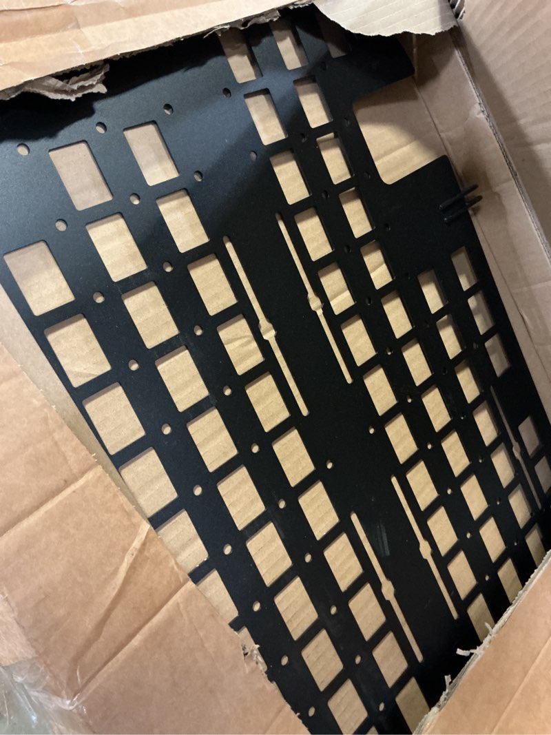 Condition photo showing Good Condition for melipron rear window safety screens fit for 2015-2024 ford transit medium roof high roof van metal security screen 2pcs black mesh screens/rear door/mid&high roof