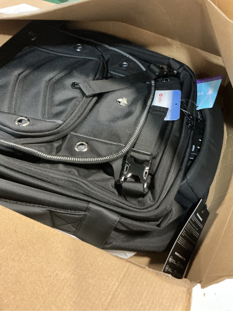Condition photo showing New/Like New for 2-in-1 large rolling laptop backpack for women men, 50l backpack with wheels, usb charging port, tsa lock & shoe compartment carry on luggage for travel, college, sports, gym, weekend trip