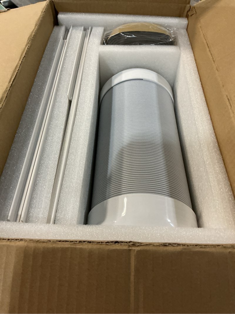 Condition photo showing New/Like New for dreo adjustable portable air conditioner window vent kit with 5.9 inch exhaust duct, upgraded seamless window panel kit for sliding windows, doors