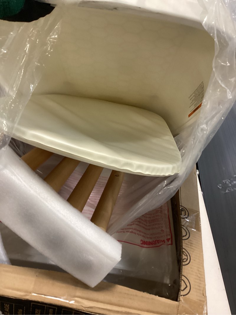 Condition photo showing Good Condition for Beberoad Love Baby Changing Table – Adjustable Height Nursery Changing Station with Soft Pad, Organizer & Large Storage Shelves – Diper Table for Newborns & Infants (White)