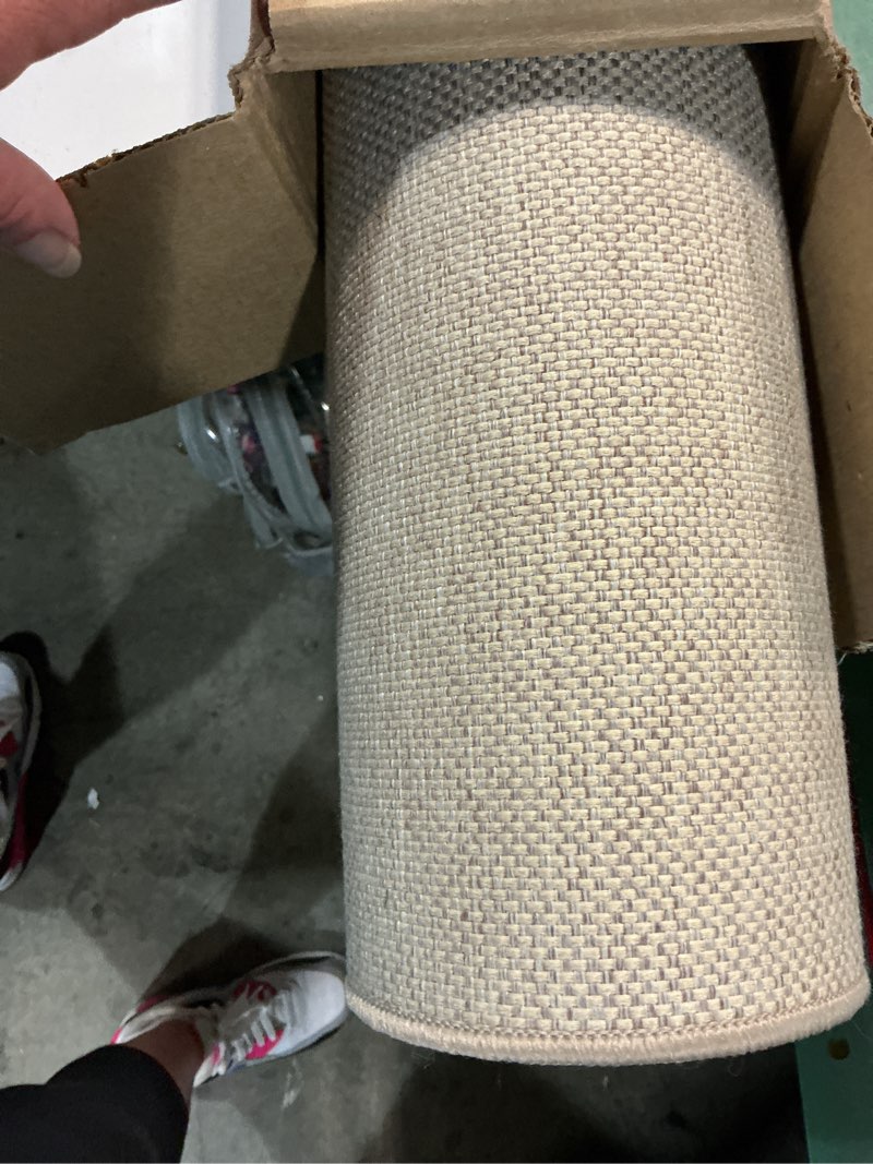 Condition photo showing Good Condition for dexi hallway runner rug 2'x7', non slip rubber backed runners carpet, ultra thin entryway rugs indoor for kitchen hallway entrance bedroom, beige 7' x 2' (rectangular) beige