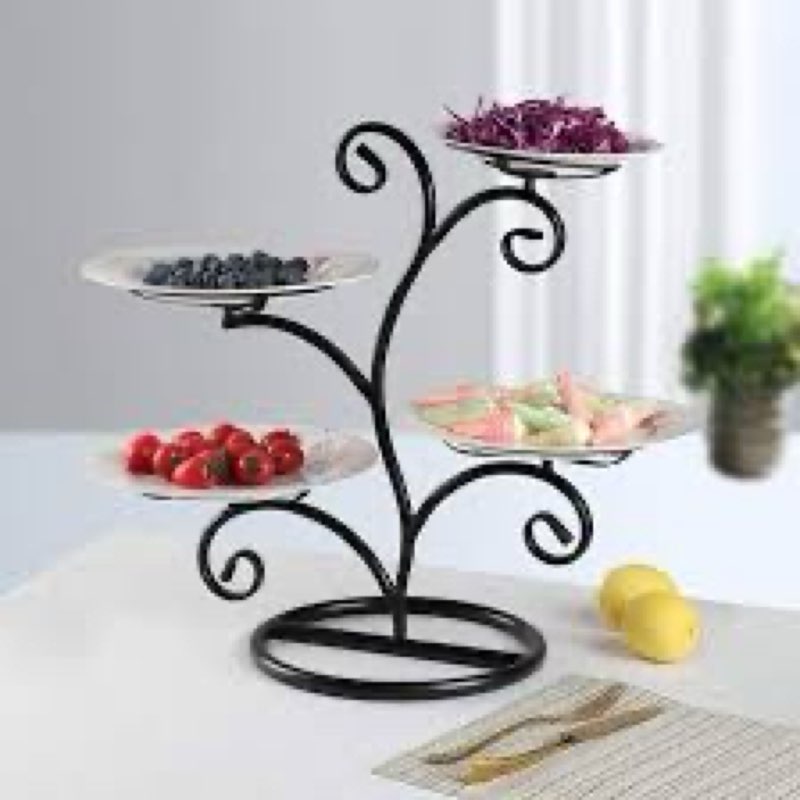 guangyang tree style white 3 tier serving tray ,foldable serving stand dispaly for wedding,baby show