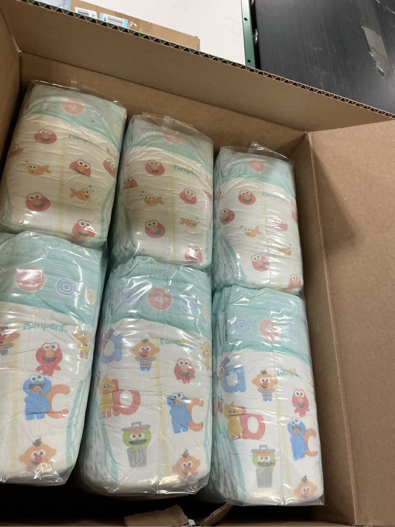 Condition photo showing New/Like New for Pampers Diapers - Baby Dry - Size 4, 150 Count, Absorbent Disposable Infant Diaper (Packaging May Vary) Size 4 150