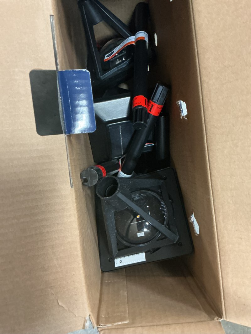 Condition photo showing As Is for  harbor breeze pyramid path 20 -lumens black solar led outdoor path light ( 3300-k )