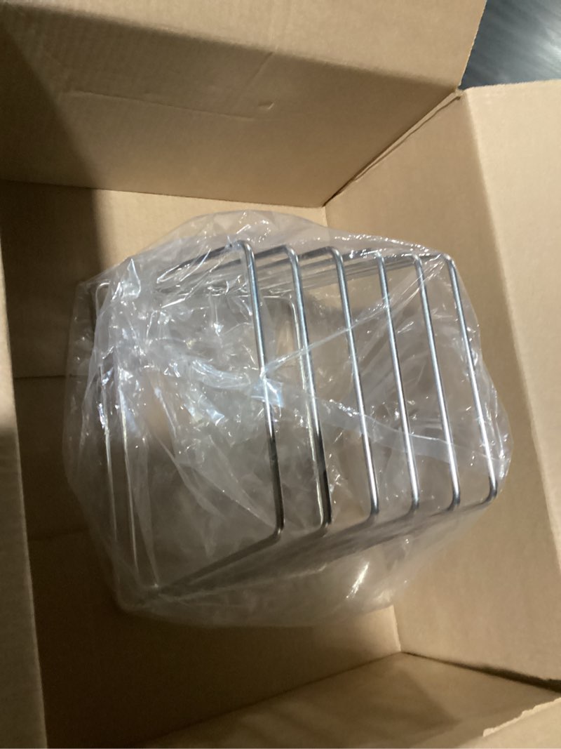 Condition photo showing Good Condition for Thirteen Chefs Professional Kitchen Cutting Board Organizer, 1" Slot Stainless Steel Rack Fits Baking Sheets and Pans, NSF Approved for Commercial Restaurants 5 Slot 1" Width