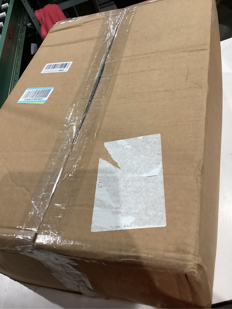 Condition photo showing New/Like New for california umbrella 9' round aluminum market umbrella, crank lift, push button tilt, champagne pole, lemon olefin