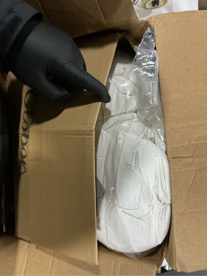 Condition photo showing Good Condition for globon winter white goose down comforter california king size,800 fill power,420 thread count ultra soft noiseless shell with corner tabs, white white-winter cal king:108*98in