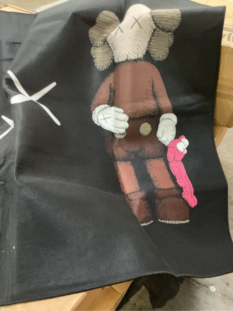 Condition photo showing As Is for Kaws Style Area Rug: Hypebeast Decor,