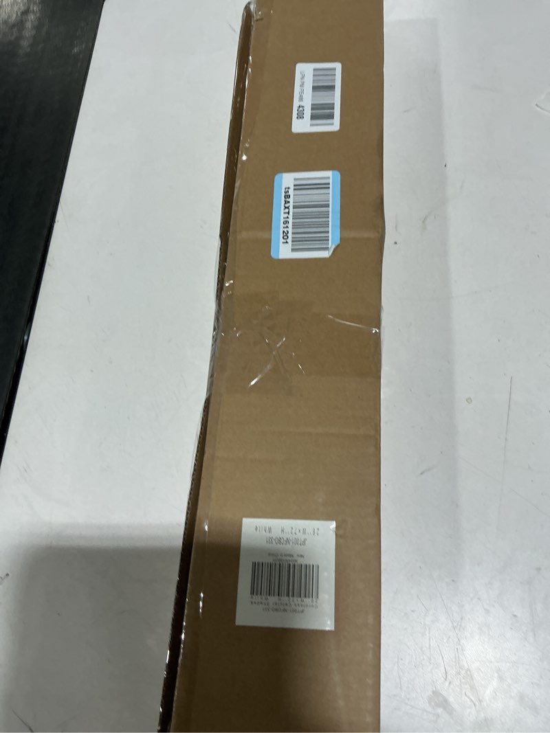 Condition photo showing Good Condition for LazBlinds No Tools No Drill Cordless Cellular Shades, Blackout Light Blocking Honeycomb Shades for Home, Thermal Insulation Blinds for Windows, 26" W x 72" H, White Blackout-white 26" W x 72" H