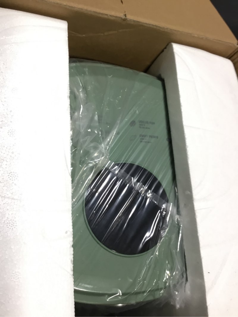 Condition photo showing Good Condition for COOK WITH COLOR Colorful 1200W 4Qt Air Fryer: Glass Basket, Dishwasher Safe, 60min Timer, 6 Presets,