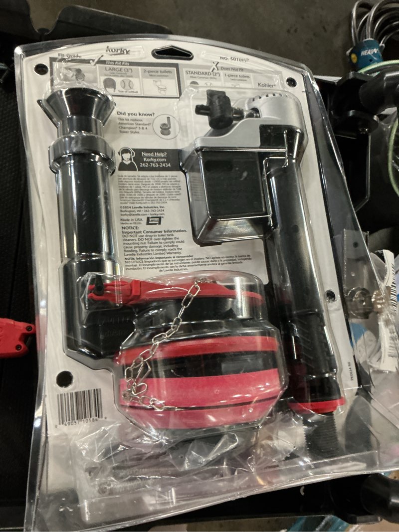 Condition photo showing Good Condition for korky universal toilet repair complete kit