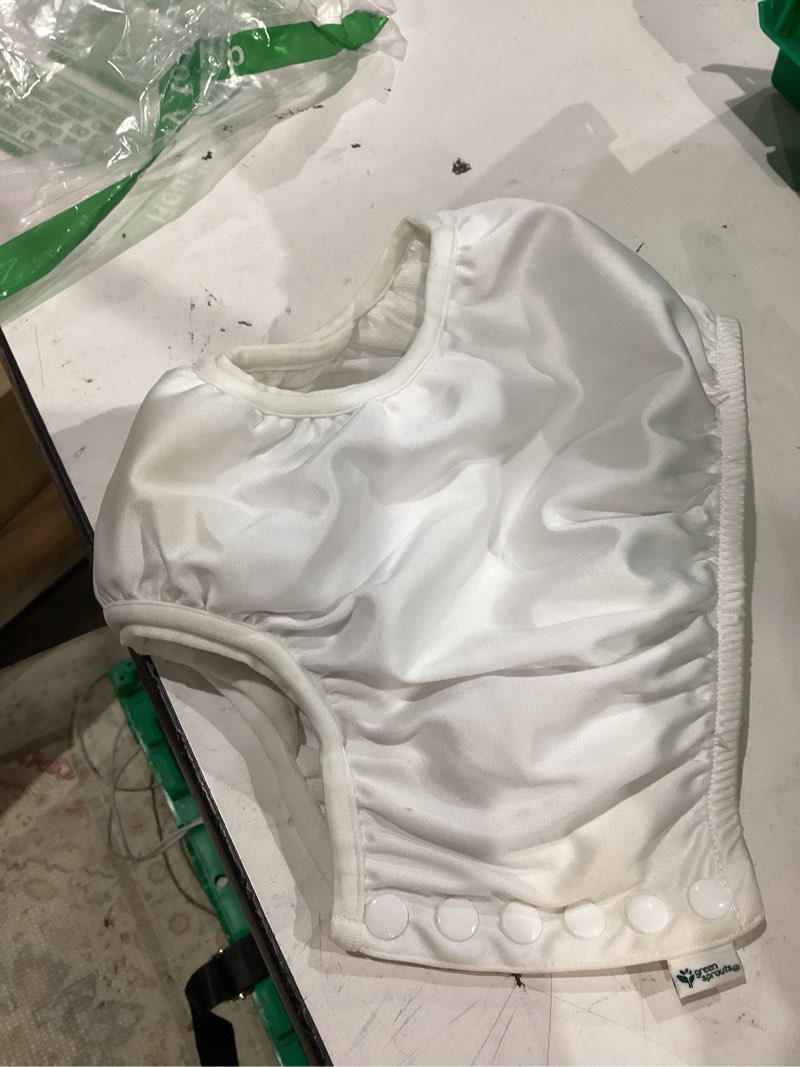 Condition photo showing As Is for sprouts baby toddler eco snap swim diaper - white - 5t