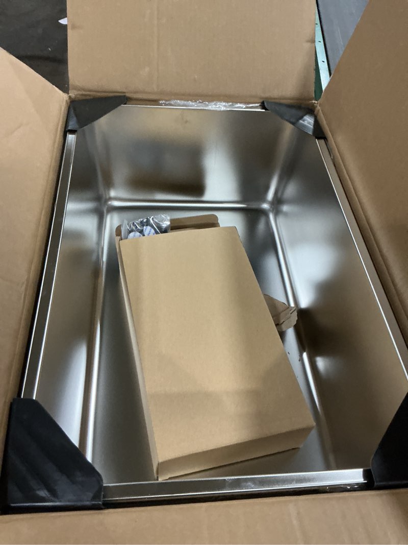 Condition photo showing As Is for 8" Sifting Cat Litter Box for Clumping Clay & Pine Pellets