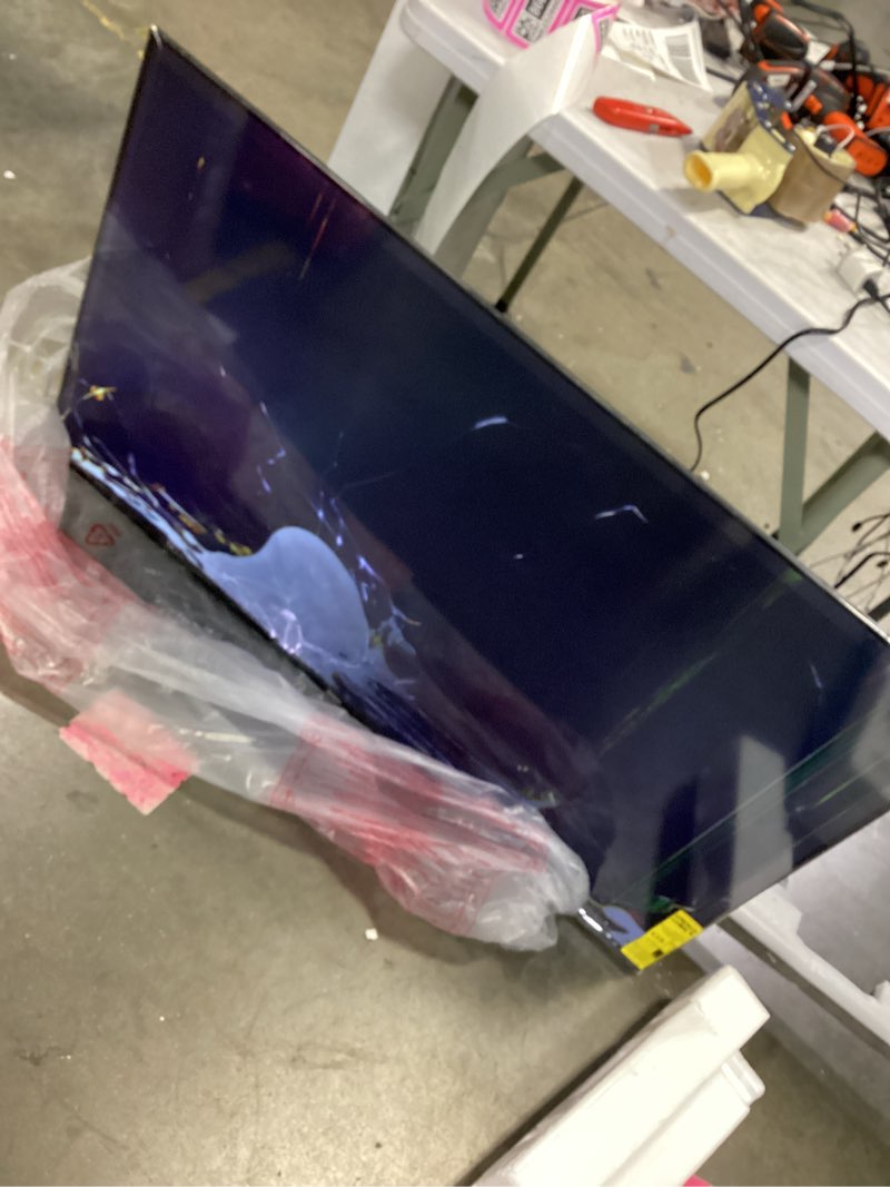 Condition photo showing As Is for BROKEN Roku Smart TV 2025 – 50-Inch Select Series, 4K HDR TV – RokuTV with Enhanced Voice Remote – Flat Screen LED Television with Wi-Fi for Streaming Live Local News, Sports, Family Entertainment TV only 50\"