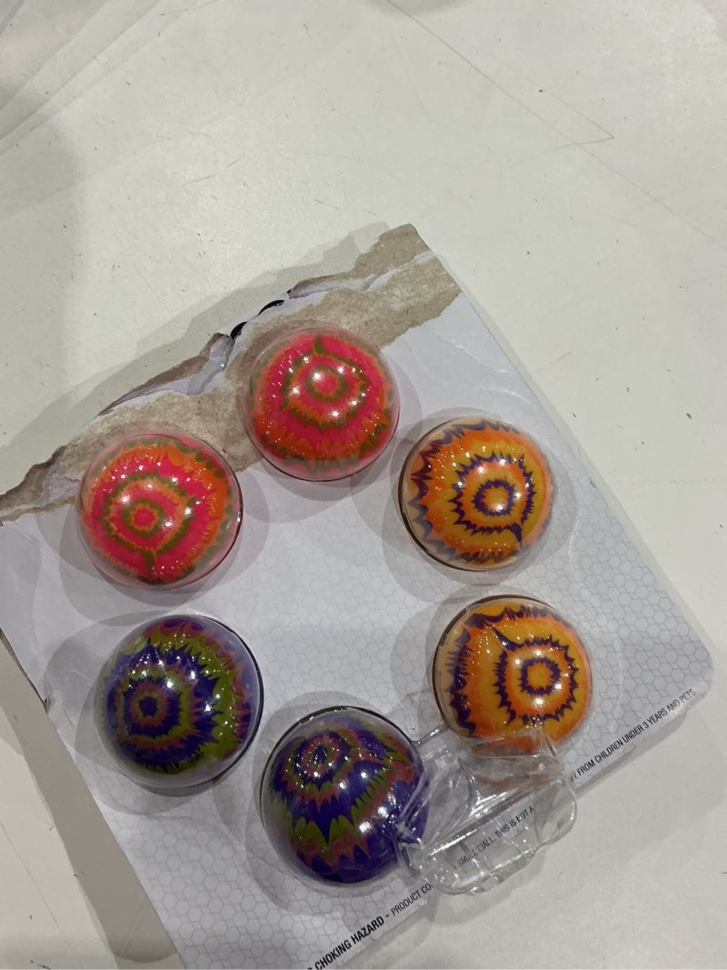 Condition photo showing Good Condition for sneaker balls odor-fighting shoe fresheners, eliminates unpleasant smells, perfect for sneakers, gym bags, gear bags, drawers, lockers, and more!, radial tie dye, 6 pack tie dye (fresh & clean) 6 pack