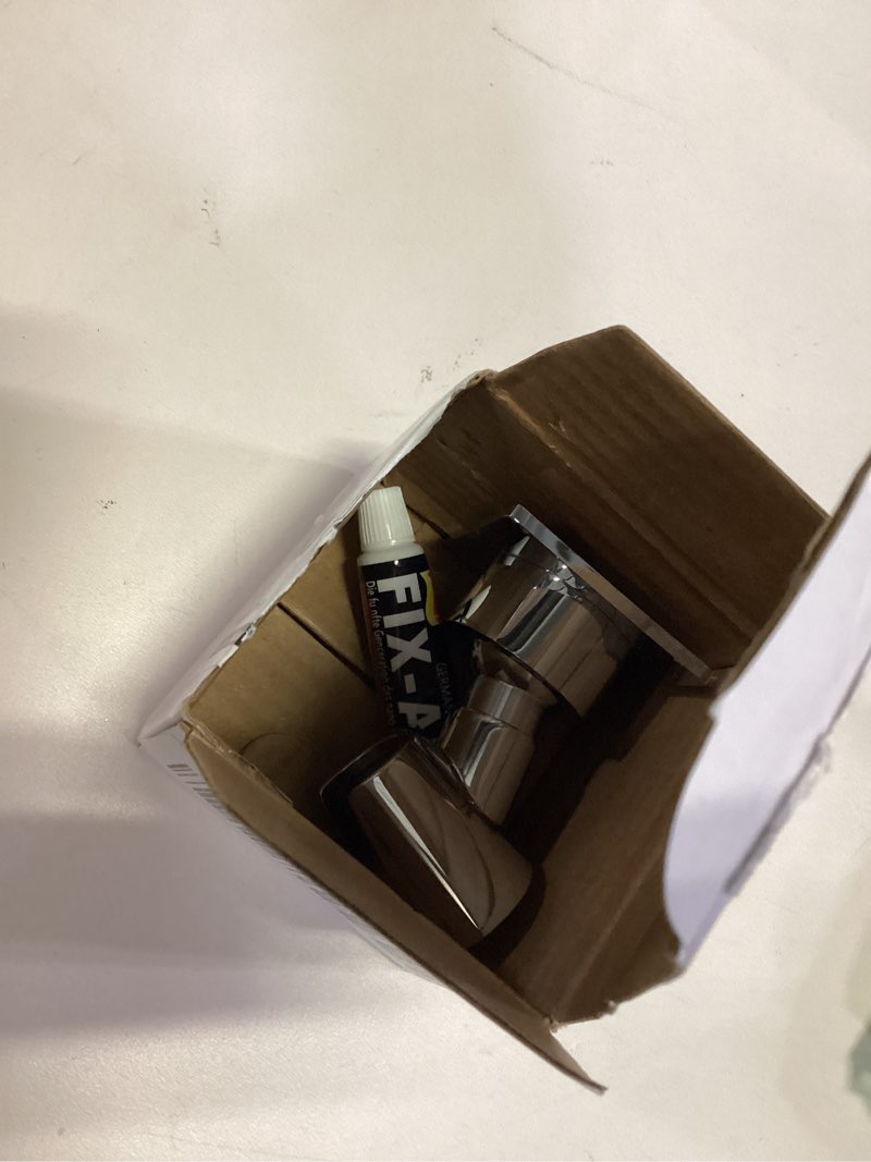 Condition photo showing Good Condition for YDmeet Shower Head Holder, Adjustable Handheld Brass Shower Head Bracket, Wall Mount Holder, Drill Free Glue Installation (Polished Chrome) Chrome Polished