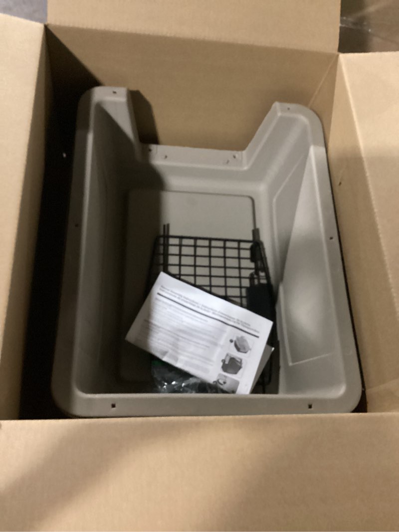 Condition photo showing Good Condition for Petmate Ultra Vari Dog Kennel for Small Dogs (Durable, Heavy Duty Dog Travel Crate, Made with Recycled Materials, 21 in. Long) up to 15 lbs, Made in USA