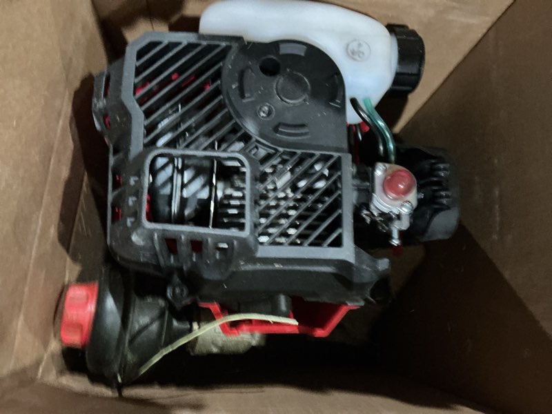 Condition photo showing As Is for craftsman ws2200 25-cc 2-cycle 17-in straight shaft attachment capable gas string trimmer
