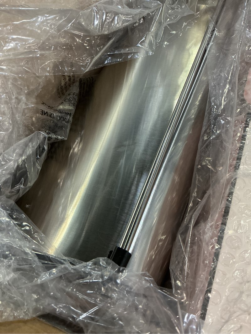Condition photo showing Good Condition for oggi stainless steel roll top bread box for kitchen countertop with stainless steel lid - fits multiple large loaves of bread and other freshly baked goods including cookies, bagels, muffins