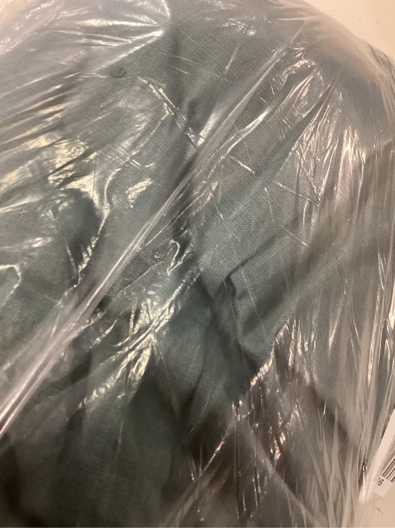 Condition photo showing Good Condition for european linen duvet cover, twin, ocean