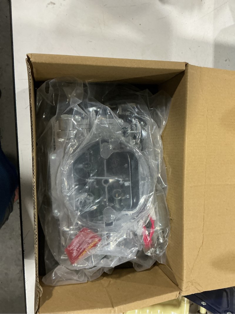 Condition photo showing Good Condition for 1404 carburetor performer 500 cfm 4 barrel square bore air valve secondary manual choke replacement for chevy 305 engine