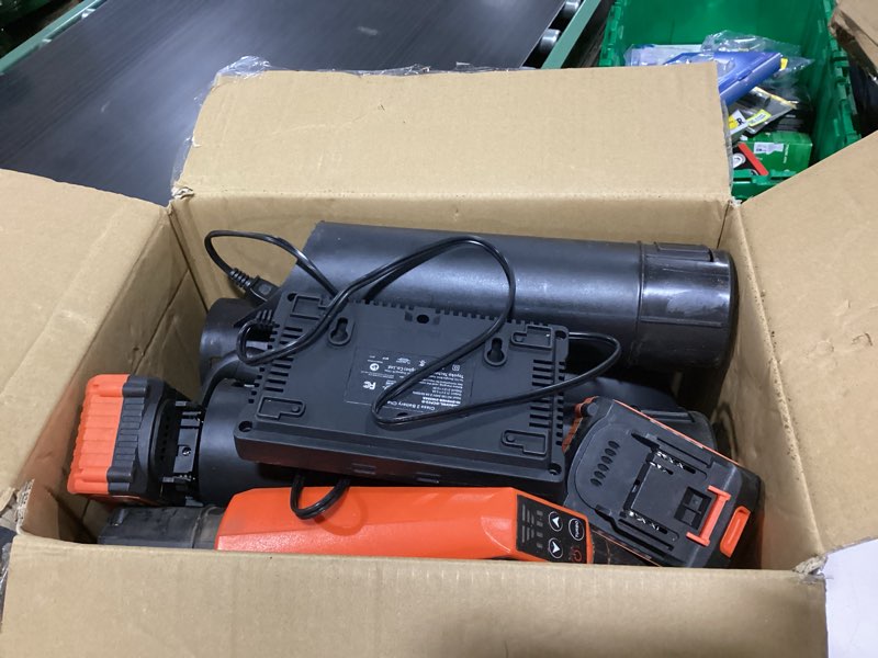 Condition photo showing New/Like New for maxlander 40v cordless leaf blower vacuum mulcher, leaf vacuum with 40l bag coral