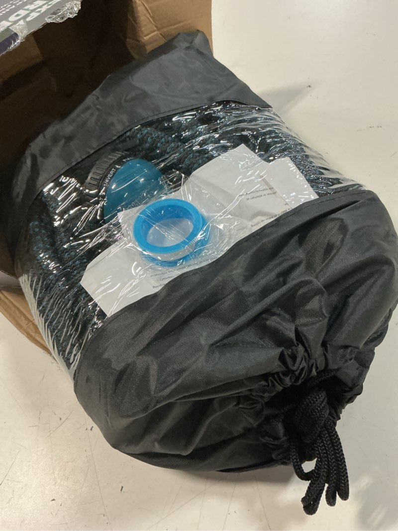 Condition photo showing New/Like New for 100 ft garden hose - 2026 new upgraded flexible water hose - ultra lightweight kink-free car washing pipe with 10 function sprayer and 3/4" solid brass fittings - durable,leak proof garden hoses 100ft blackblue