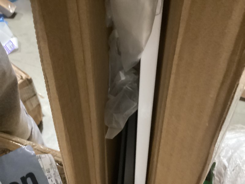 Condition photo showing Good Condition for 71 Inch Extra Tall Pet Gate for Cats, 29.5-43" Adjustable Wide Dog Gates, Pressure Mounted Walk Through Tall Cat Gate for Doorways,Hallway,Stairs,House?White? White 71 Inch