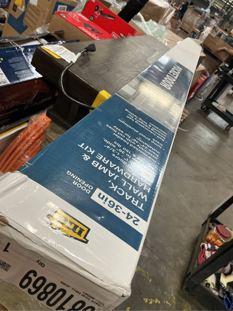 Condition photo showing New/Like New for m-d building products pocket door track hardware kit