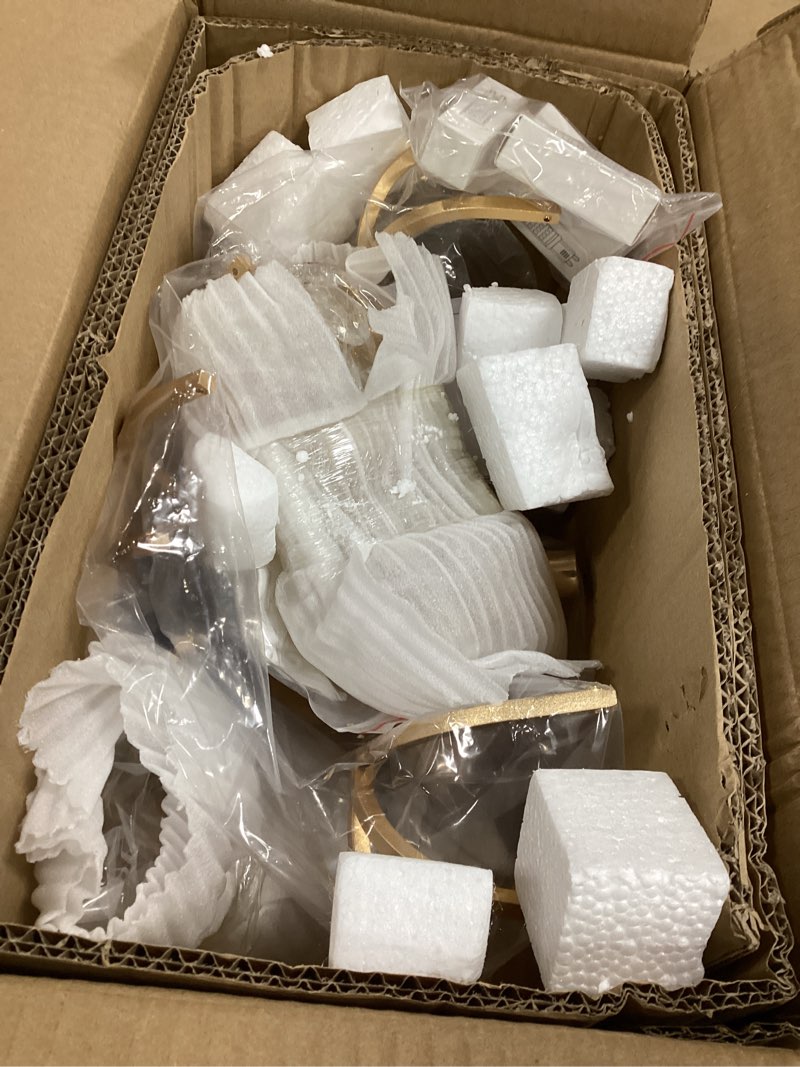 Condition photo showing Good Condition for Modern Crystal Wall Sconces,Gold Wall Light Fixture with Tree Branch Raindrop,Wall Mount Lights Sconce for Living Room,Bedroom,Bedside,Hallway champagn gold sconces