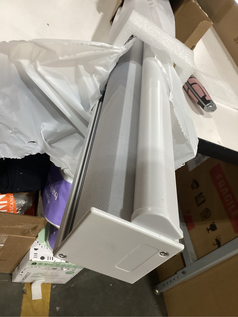 Condition photo showing Good Condition for ghv cordless zebra blinds for windows free-stop shades light filtering dual layer light control for day and night (gray, 34 in (w) x 64 in (h)) gray 34 in (w) x 64 in (h)
